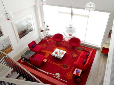 Eclectic Living Room. Duplex by Doug Meyer Studio.