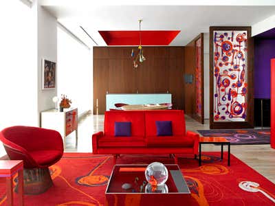  Eclectic Apartment Living Room. Duplex by Doug Meyer Studio.