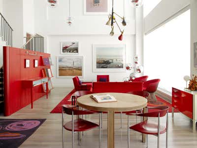  Eclectic Apartment Living Room. Duplex by Doug Meyer Studio.