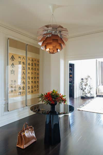 Eclectic Entry and Hall. Pacific Heights Prewar by NICOLEHOLLIS.