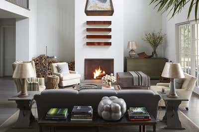  Eclectic Country House Living Room. Water Mill by Huniford Design Studio.