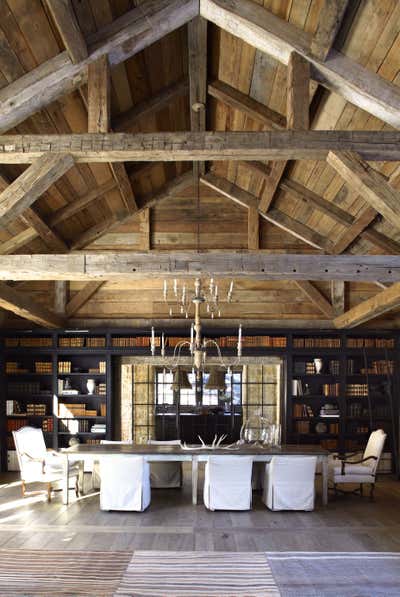  Eclectic Country House Dining Room. Sun Valley by M. Elle Design.
