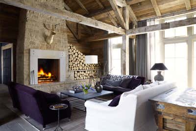  Eclectic Country House Living Room. Sun Valley by M. Elle Design.