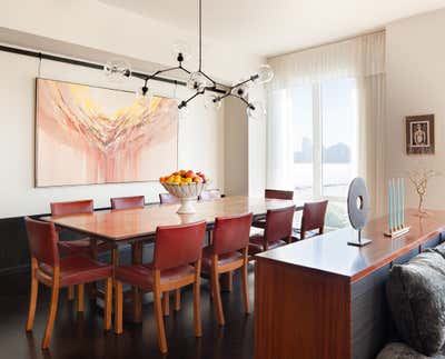  Eclectic Apartment Dining Room. Riverview Home by Shawn Henderson Interior Design.