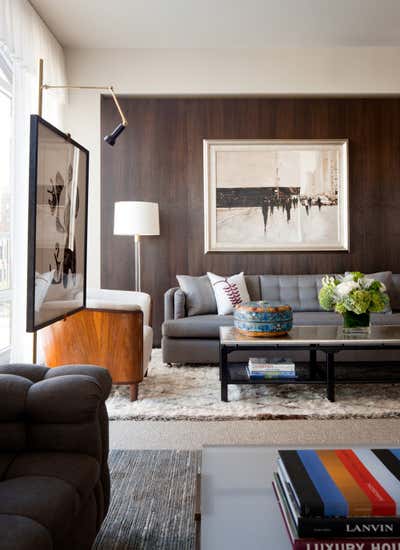  Eclectic Apartment Living Room. Riverview Home by Shawn Henderson Interior Design.