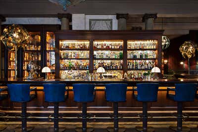  Eclectic Restaurant Open Plan. Scarfes Bar by Martin Brudnizki Design Studio.