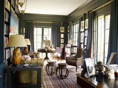 Eclectic Family Home Office and Study. Nashville House by Brockschmidt & Coleman LLC.