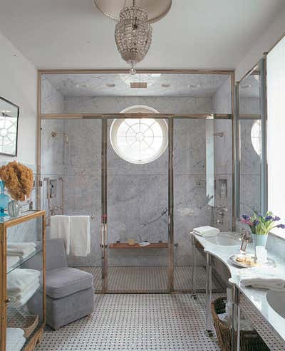  Eclectic Family Home Bathroom. Stanford White Townhouse by Fox-Nahem Associates.