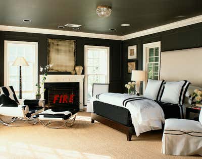 Eclectic Bachelor Pad Bedroom. Siempre Viva by Philip Nimmo Inc..