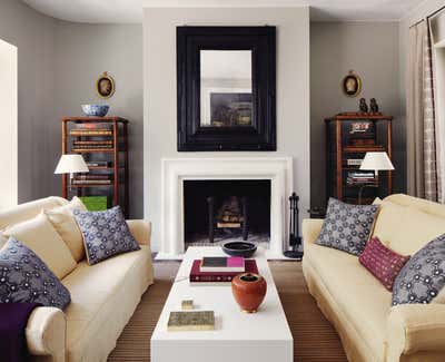  Eclectic Family Home Living Room. Monaco Villa by Timothy Whealon Inc..