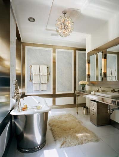  Eclectic Apartment Bathroom. Park Avenue Duplex by Fox-Nahem Associates.