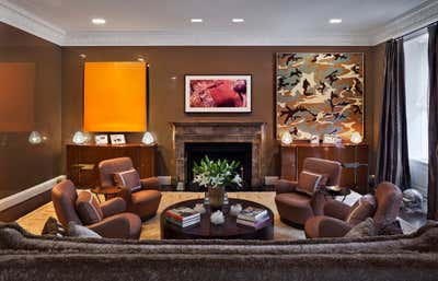  Eclectic Apartment Living Room. Park Avenue Duplex by Fox-Nahem Associates.