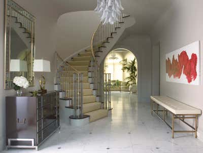  Eclectic Family Home Entry and Hall. Westlake Residence by Jan Showers & Associates.