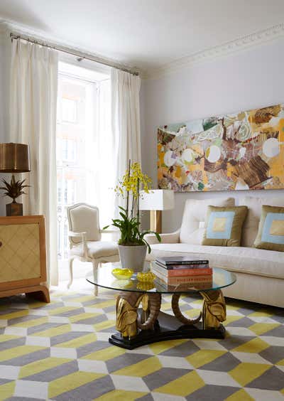  Eclectic Family Home Living Room. London Project by Jan Showers & Associates.