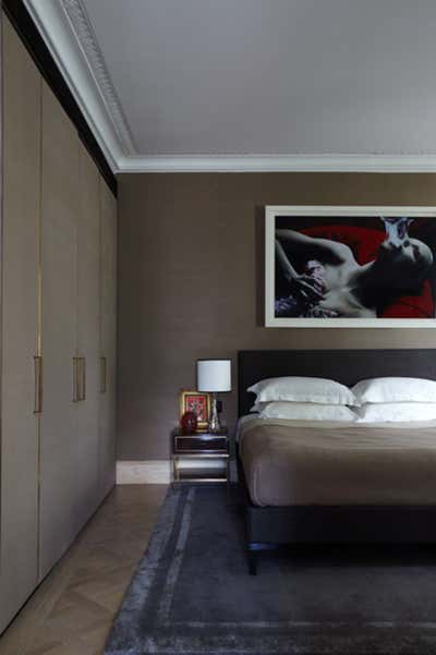  Eclectic Family Home Bedroom. West London Townhouse by Peter Mikic Interiors.