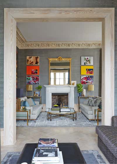  Eclectic Family Home Living Room. West London Townhouse by Peter Mikic Interiors.