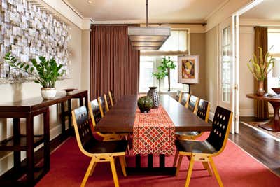  Eclectic Traditional Apartment Dining Room. Sophisticated Urban Living by Glenn Gissler Design.