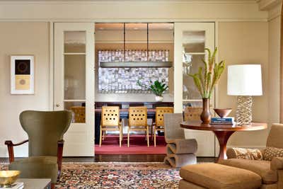 Eclectic Living Room. Sophisticated Urban Living by Glenn Gissler Design.
