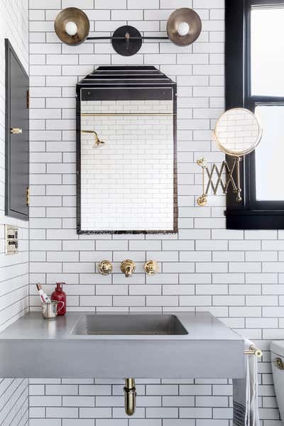  Eclectic Family Home Bathroom. Oakland Bath by Katie Martinez Design.