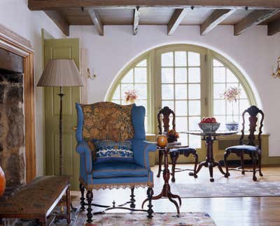  English Country Traditional Country House Entry and Hall. Main Line Horse Farm by Brockschmidt & Coleman LLC.