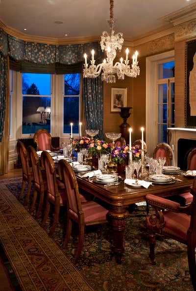 English Country Country House Dining Room. Donne House by Joanna Wood.