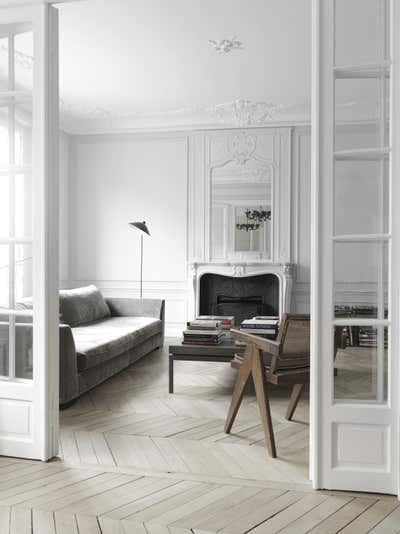  French Apartment Living Room. RK Apartment by Nicolas Schuybroek Architects.