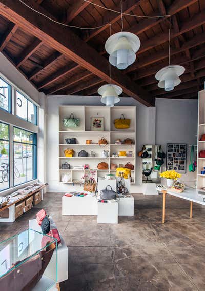 French Lobby and Reception. Clare V by Bestor Architecture.