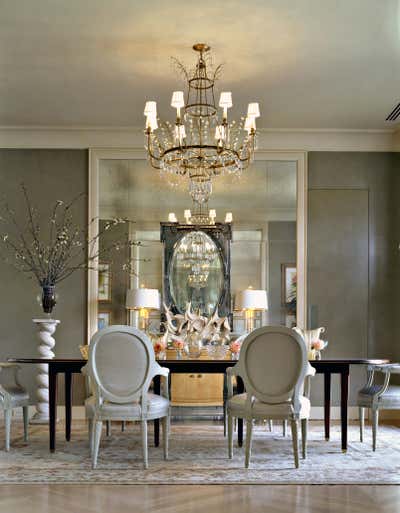  French Apartment Dining Room. The Mansion Residence by Jan Showers & Associates.