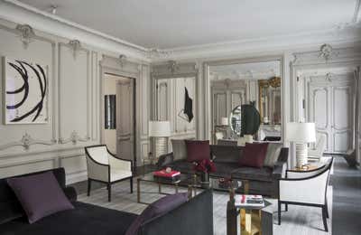  French Apartment Living Room. La Nouvelle Athènes by Champeau & Wilde.