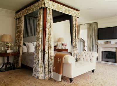  Hollywood Regency Family Home Bedroom. Beverly Hills Fashion Designer by Peter Dunham Design.