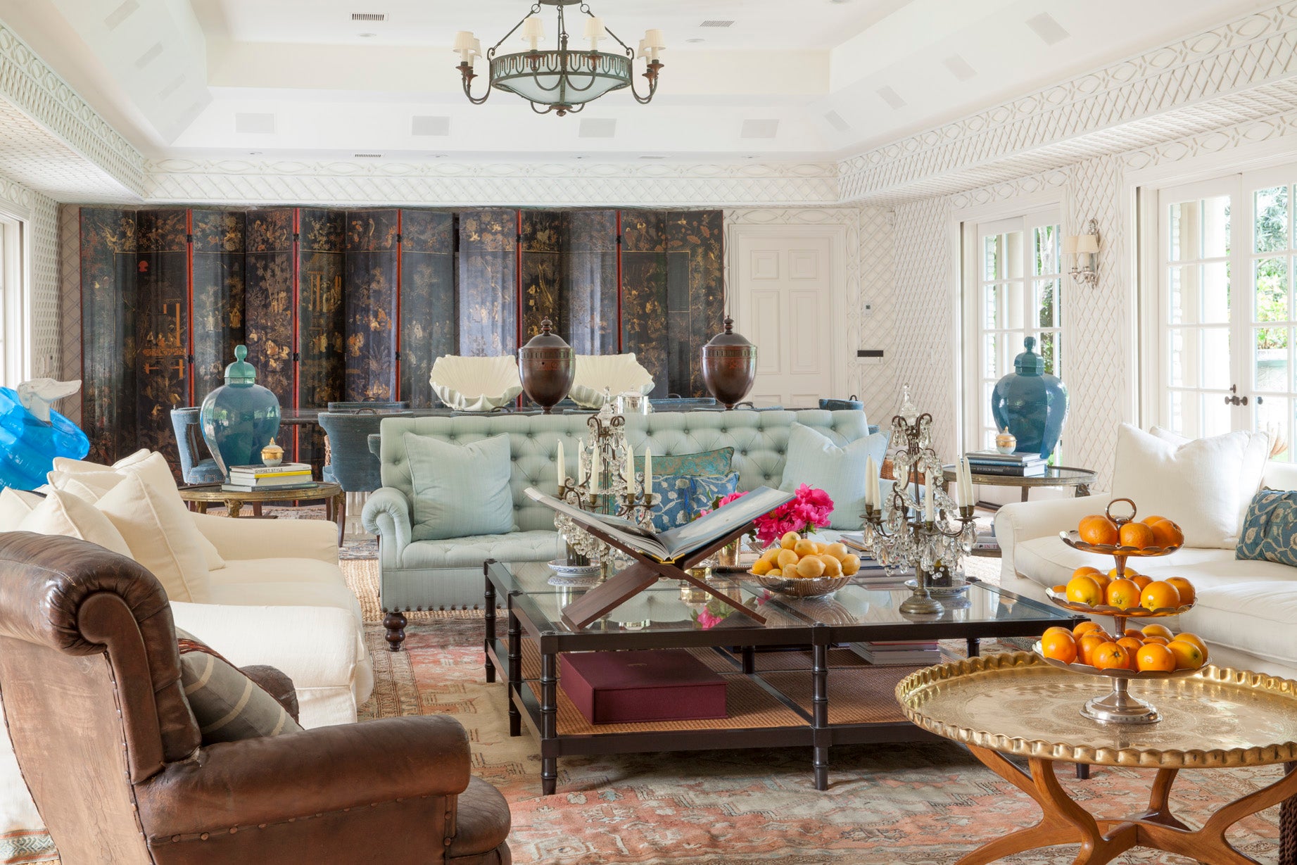 Hollywood Regency Living Room