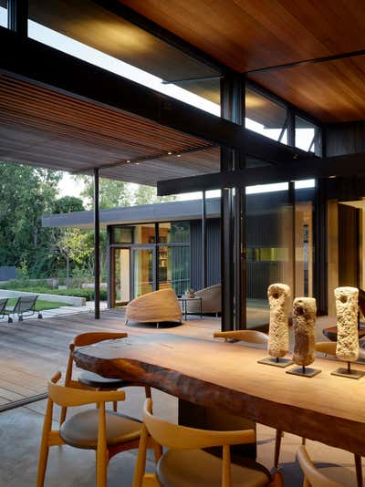  Industrial Dining Room. Mill Valley Courtyard Residence by Aidlin Darling Design.