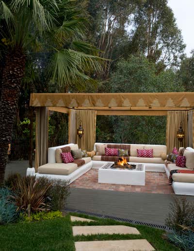  Moroccan Vacation Home Patio and Deck. Halvern by Kim Alexandriuk Design.