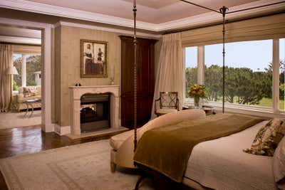  Mediterranean Family Home Bedroom. Traditional Elegance by Harte Brownlee & Associates.