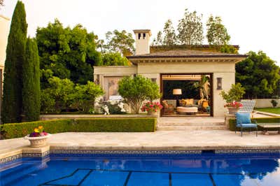  Mediterranean Family Home Patio and Deck. Traditional Elegance by Harte Brownlee & Associates.