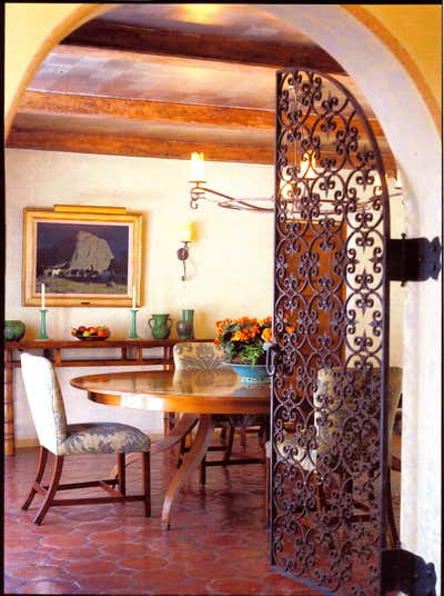  Mediterranean Dining Room. Beverly Hills by Jarrett Hedborg Interior Design.
