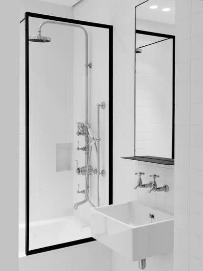  Mid-Century Modern Family Home Bathroom. JR Loft by Nicolas Schuybroek Architects.