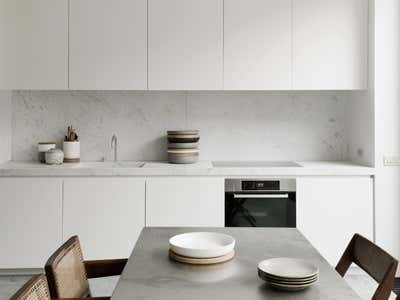  Mid-Century Modern Family Home Kitchen. JR Loft by Nicolas Schuybroek Architects.