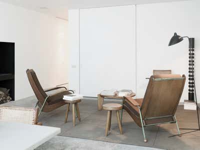  Mid-Century Modern Family Home Living Room. JR Loft by Nicolas Schuybroek Architects.