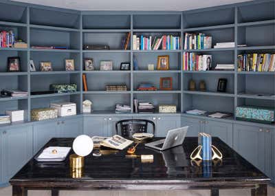 Mid-Century Modern Apartment Office and Study. Surrey Villa by Sigmar.