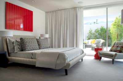  Mid-Century Modern Vacation Home Bedroom. California Dreaming by Vance Burke Design Inc..
