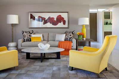  Mid-Century Modern Vacation Home Living Room. California Dreaming by Vance Burke Design Inc..