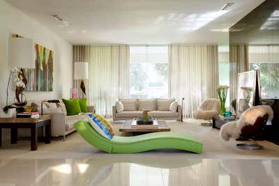  Mid-Century Modern Bachelor Pad Living Room. Decorators Own by Vance Burke Design Inc..