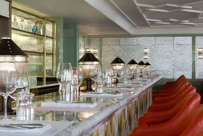 Mid-Century Modern Restaurant Open Plan. 45 Jermyn St. by Martin Brudnizki Design Studio.