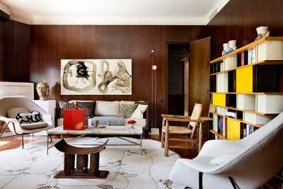  Mid-Century Modern Living Room. Urban Apartment by Suduca & Mérillou.