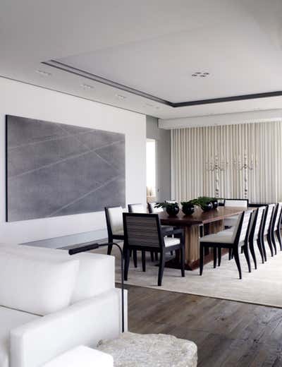  Minimalist Apartment Dining Room. Los Angeles Collectors Residence by Vance Burke Design Inc..