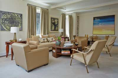  Modern Apartment Living Room. Classic New York Park Avenue by John Barman Inc.
