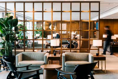 Modern Open Plan. Cathay Pacific, The Pier First Class Lounge by Studioilse.