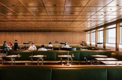 Modern Open Plan. Cathay Pacific, The Pier First Class Lounge by Studioilse.