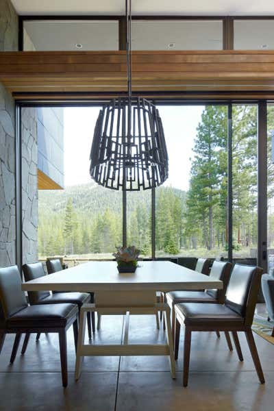  Modern Vacation Home Dining Room. Benvenuto by Kim Alexandriuk Design.